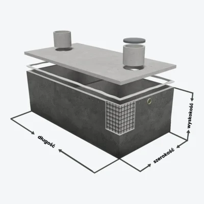produkt-szambo-dwukomorowe Szambo betonowe dwukomorowe